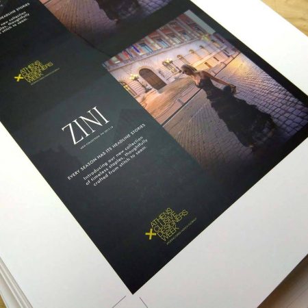 printed flyer for zini
